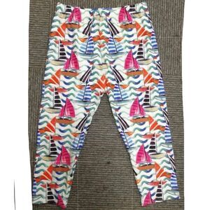 Sailboat Capri Leggings 